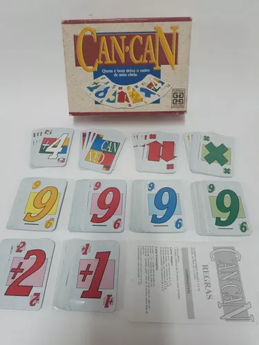 Jogo de Cartas Can Can - Loja Grow