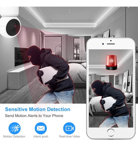 Imagen 4 de 7 de Camara Wifi Interior 3mp Icsee + Micro Sd C10 64gb Epa