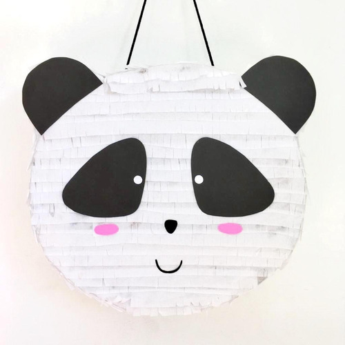 Imagen 1 de 2 de Piñata Panda Reutilizable Cotillon Cumpleaños