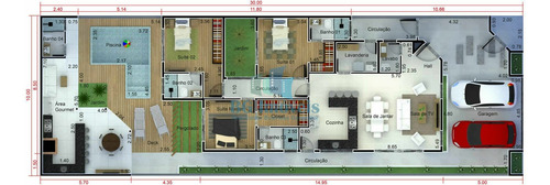 Imagem 27 de 27 de Casa De Alvenaria Com Edícula E Piscina Com 186m² 3 Quartos 3 Suítes 2 Vagas Cobertas Em Sp - Bg21-516