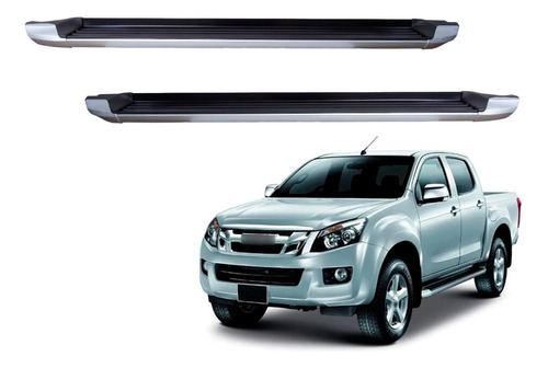 Pisaderas Estribos Compatibles Con Chevrolet Dmax 2015-2021