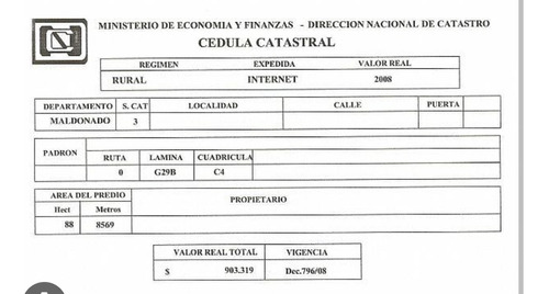 Declaración Jurada De Caracterizacion Urbana.en 24 Horas