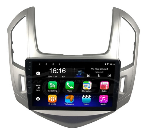 Auto Radio Android Chevrolet Cruze 2012-2015 1gb + 16gb