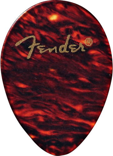 Pack X 12 Púas 354 Fender Torto Celluloid Heavy 198-0354-900 Color Tortoiseshell