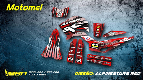 Kit Calcos - Grafica Motomel Skua 250 Full Pro 2016 / 2021