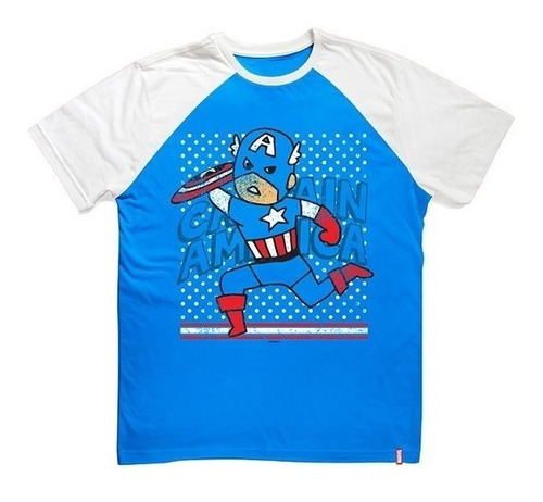 Camiseta Infantil Marvel Capitão América