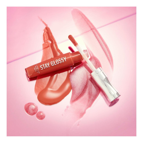 Rimmel Stay Glossy Lip Gloss, Halo-there, 0.18 Fl Oz (pack