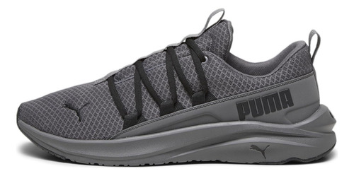 Tenis Puma Softride One4all 37767111 Comodo Original Moda Gris Oscuro Lisa 27.5 Mx