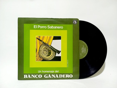 Disco Lp El Porro Sabanero / Banco Ganadero