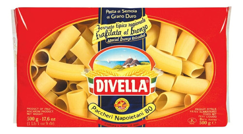 Paccheri Pasta 100% Grano Italiano Il Pacchero 500g