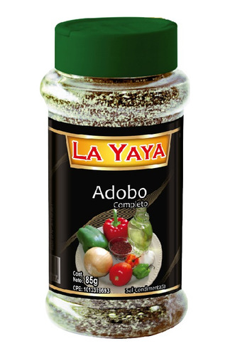 Aderezo Adobo Completo La Yaya 150gr 0403 1.37 Ml.