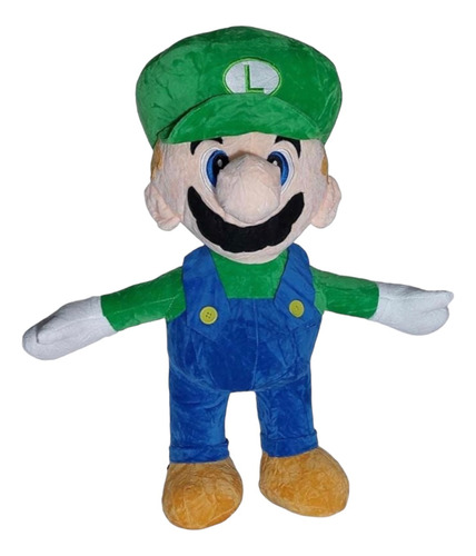 Peluche Luigi 60cm Gigante - Super Mario