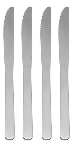 Cuchillo De Mesa Acero Inoxidable Moven Malva Plateado