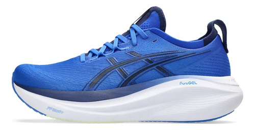 Tenis Hombre Asics Running Nimbus 27 B958401 Azul Lisa 7,0 Mx