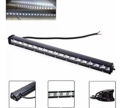 Barra Led 72w Neblinero Auto 4x4 De 65cm