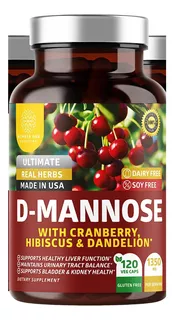 Cranberry + D Manosa & Diente De León Infección Urinaria Usa