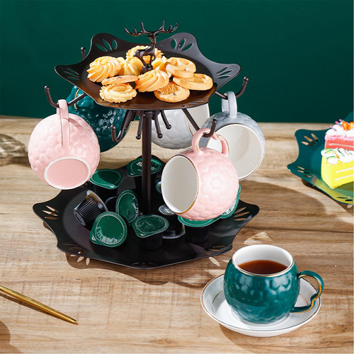 Soporte Para Tazas De Café, Tazas De Té, Platillos,