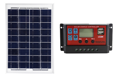 Promo Panel Solar 10wp + Regulador Carga 10a P/ Boyero Rural