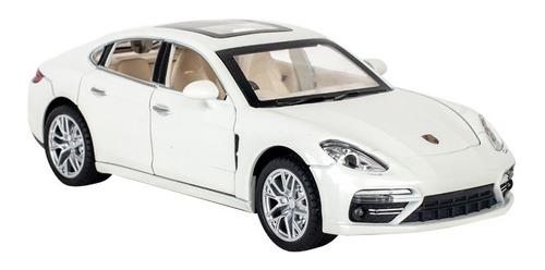 Porsche Panamera Miniatura Metal Autos Con Luces Y Sonido