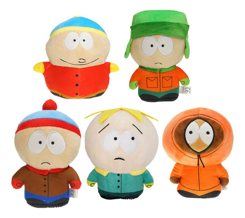 5pcs South Park Peluche Muñeca Juguete Cumpleaño Regalo 20cm