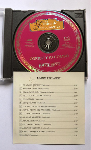 Cortijo Y Su Combo Puerto Rico I Cd Original Usado Qqk. Ag (Usado)