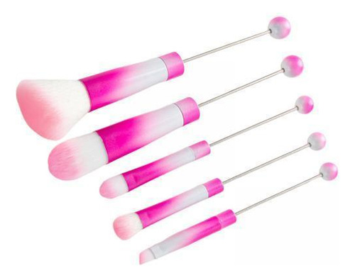 2 X 5 Piezas De Brochas Cosméticas Para Sombra De Ojos Con