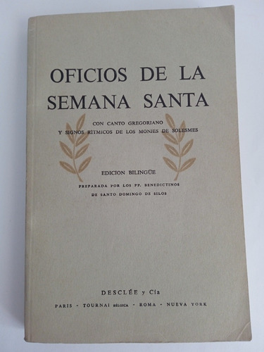 Oficios De La Semana Santa En Latín - Español