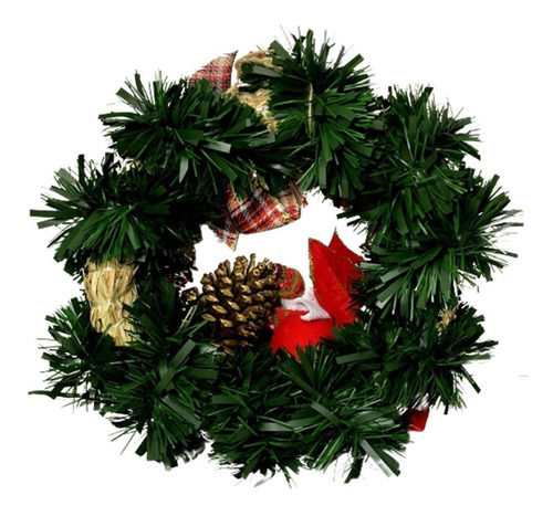 Imagem 4 de 4 de Enfeite Guirlanda Artesanal De Natal Luxo Ursinho Urso