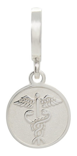 Charm Zab Plata Real .925, Diseño Carrera De Medicina 