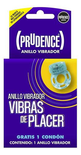 Condón Lubricado Prudence + Anillo Vibrador Terremoto