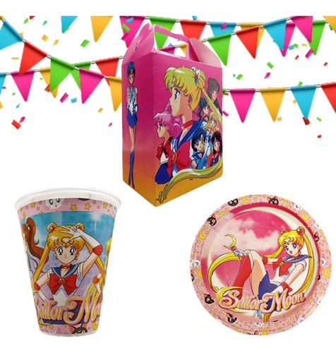 Sailor Moon Artículos De Fiesta Compatible Niños 20