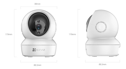 Cámara De Vigilancia Ip C6n/h6c 2 Megapixel Para Interior