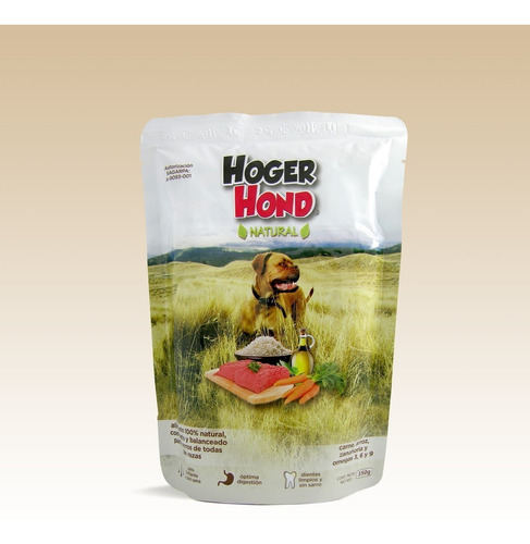 Hoger Hond, Alimento Húmedo Natural Paq. 30 Sobres De 350g