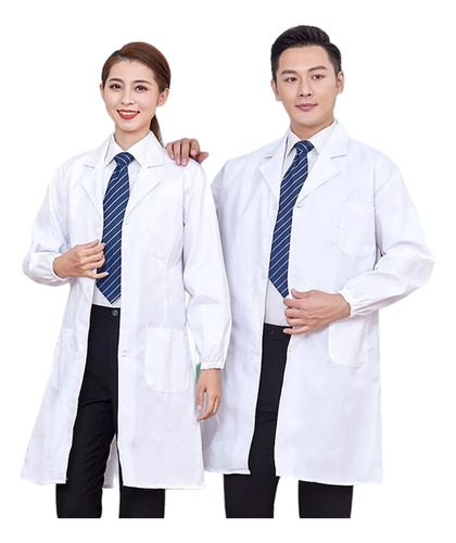 Bata De Laboratorio Escolar Bata Laboratorio Larga Uniforme