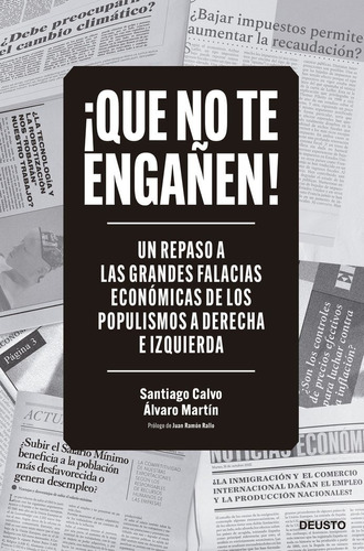 Ãâ¡que No Te Engaãâen!, De Alvaro Martin, Santiago Calvo. Editorial Ediciones Deusto En Español