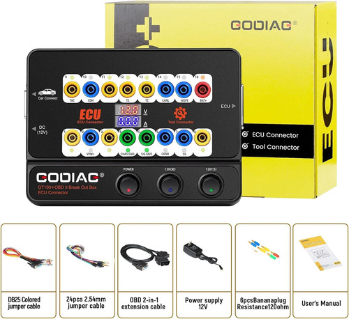 Godiag Gt100+ Obd2 Breakout Box Avanzado Detector Protocolos