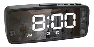 Reloj Despertador Led Digital Función Espejo Calidad Premium