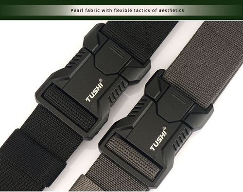 Cinturon Tactico Militar Uso Rudo Ajustable Nylon B
