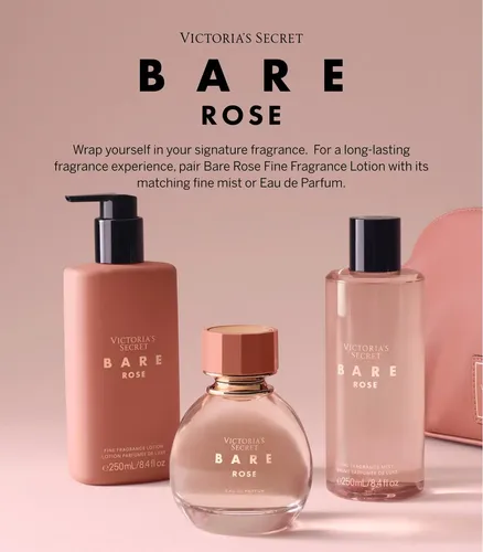 Perfume Victoria's Secret Bare Rose Eau De Parfum 100ml