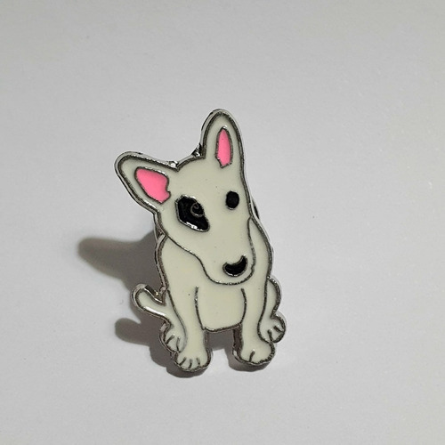 Imagen 1 de 1 de Pin Prendedor Perro Bull Terrier