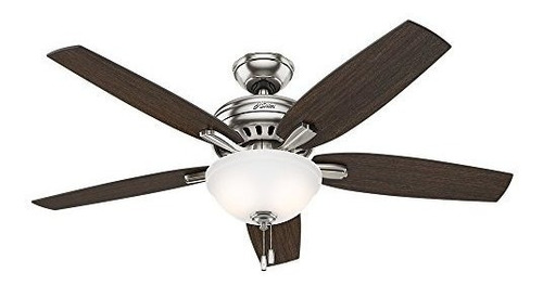 Hunter 53312 Newsome Ventilador De Techo Con Luz 52 Gran Ni