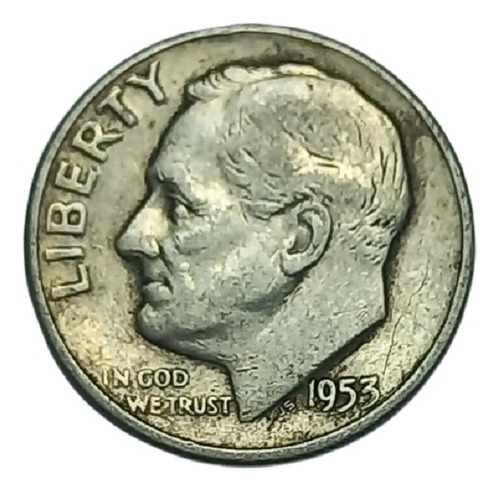 Estados Unidos - 1 Dime 1953 - Km 195 (ref 271)