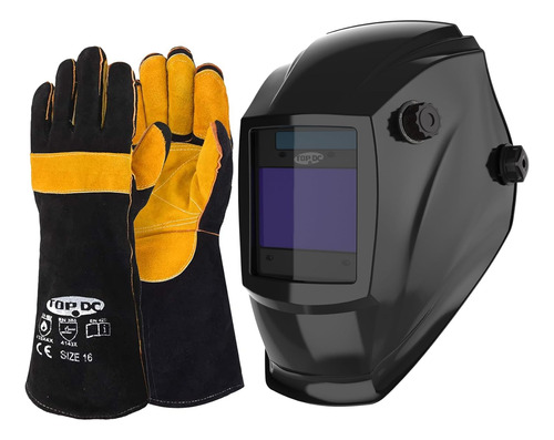 Guantes De Soldadura De 16 Pulgadas Con Pantalla De Visualiz