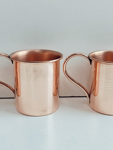 Imagen 3 de 5 de Vaso De Cobre 99.9% Macizo250 Cc Capacidad