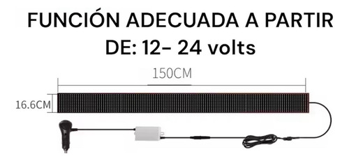 K Panel Led Flexible Ojos En Parabrisas Camion ,bus 150x17cm