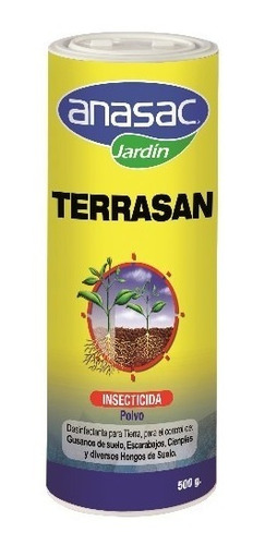 Insecticida En Polvo Terrasan Anasac 500 Grs