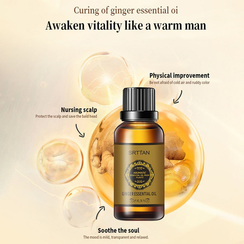 Masaje De Ombligo Con Aceite De Jengibre Y Celulitis, 10 Ml