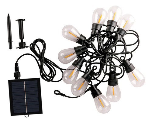 Cadena De Luces Para Exteriores, Luces De Patio Alimentadas