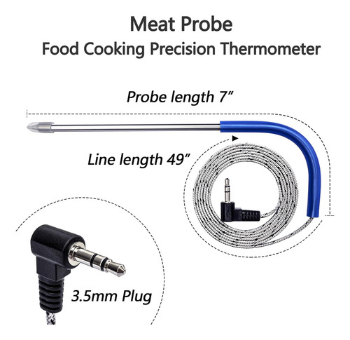Sondas De Carne Para Traeger (2 Piezas) - Accesorios De Temp