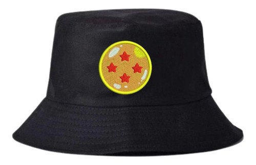 Gorro Bucket Hat Esfera Del Dragón 4 Estrellas Dragon Ball